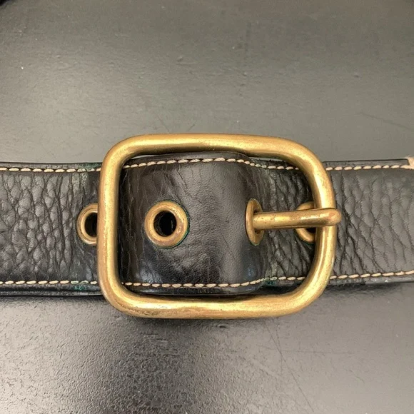 Coach signature black canvas and leather crossbody bucket bag F06M-104 - Picture 16 of 16